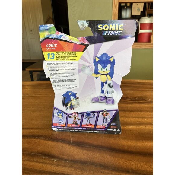 Jakks Sonic Prime Wave 3 The Grim Sonic 5" Action Figure NEW - Picture 8 of 11